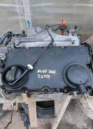 Двигатель мотор двигун BRD audi a4 b7 2.0 tdi разборка шрот 2007