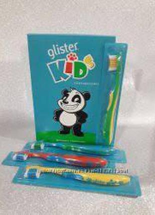 Glister kids детская зубная щетка 4 шт./уп.
