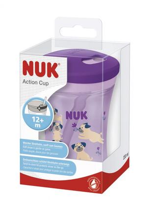 Поильник NUK Evolution Action Cup сиреневый, от 12 месяцев, 23...