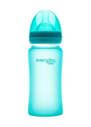 Стеклянная бутылочка для кормления Everyday Baby Heat Sensing ...
