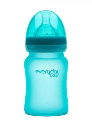 Стеклянная бутылочка для кормления Everyday Baby Heat Sensing ...