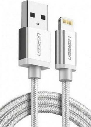 Кабель зарядный Ugreen MFi сертифицированный USB-Lightning 1 м...
