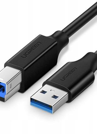 Кабель Ugreen USB 3.0 Type-A - USB Type-B для принтеров, скане...