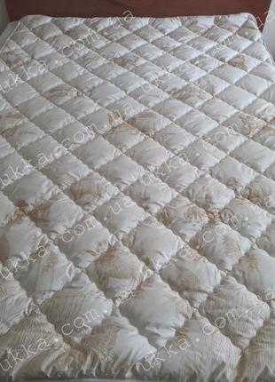 Полуторное шерстяное одеяло 155х210 Ода (натуральная шерсть)