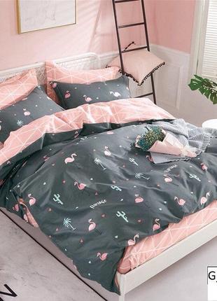 Семейное постельное белье Фламинго Мексика