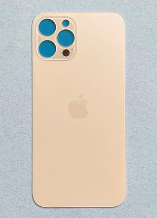 Apple iPhone 12 Pro Max Gold задняя стеклянная крышка золотист...