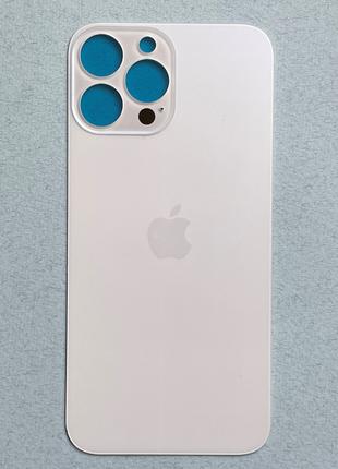 Apple iPhone 12 Pro Max Silver задняя стеклянная крышка белого...