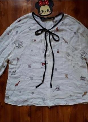 Сорочка блуза zara