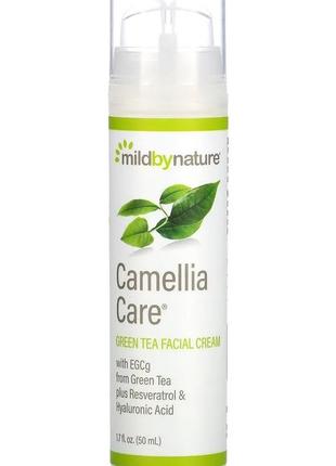 Крем для кожи с ЭГКГ из зеленого чая Mild By Nature Camellia Care