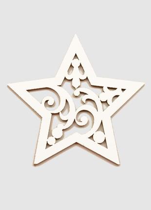 Новогодняя елочная игрушка "звезда" 9 см украшение на ёлку из ...