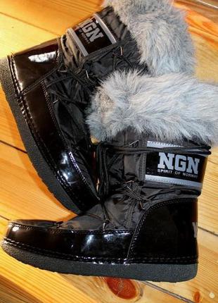 37 разм. зима. spirit of norway сапоги - moon boots.