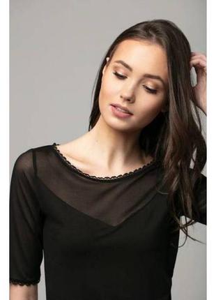 Модная блуза из вискозы с сеткой violana  atena размер с.44.s ...