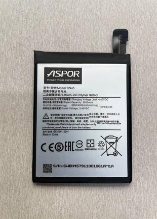 Аккумулятор Aspor для Xiaomi BN45 / Redmi Note 5, 4000 mAh AAAA