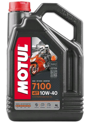 Масло мото 4T MOTUL 7100 4L SAE 10W40 (синтетическое ,эстеровое)