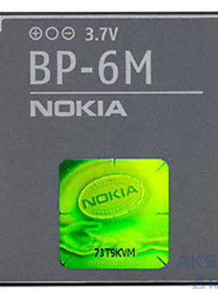 Аккумулятор Nokia BP-6M (1070-1150 mAh) Уникальный литиево-ионный
