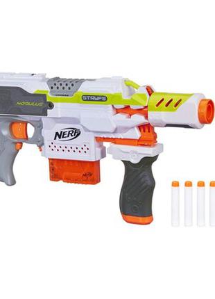 Нерф Модулус Страйф + ствол + ручка и 20 пуль nerf modulus stryfe