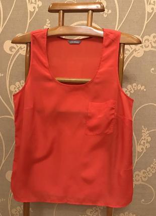 Очень красивая и стильная брендовая блузка красного цвета 20.