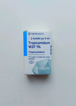 Tropicamidum очні каплі 2 флакони по 5 мл Тропікамід тропикамид