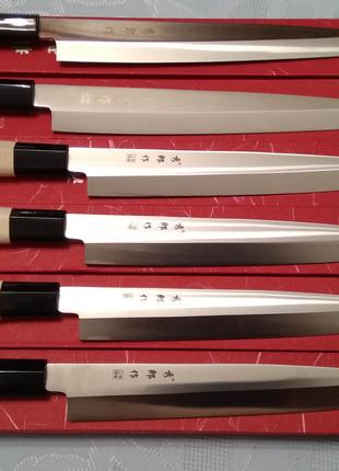 Японський односторонній ніж для суші (24 см лезо)