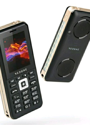 Телефон лазер, powerbank, Bluetooth колонка, фонарик, Rezone a281