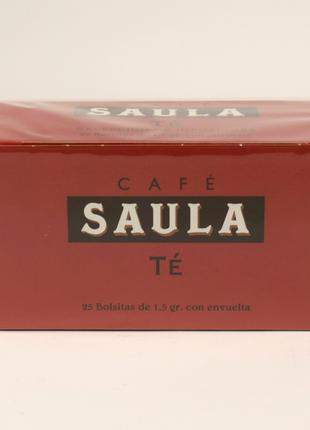 Чай черный пакетированный Saula Te 25 пакетиков (Испания)
