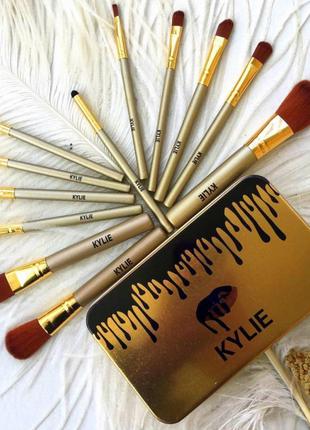 Кисточки для макияжа Make up brush set Gold, Gp2, Кисточки для...
