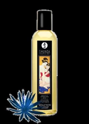 Массажное масло Shunga Erotic Massage Oil с ароматом цветов 250мл