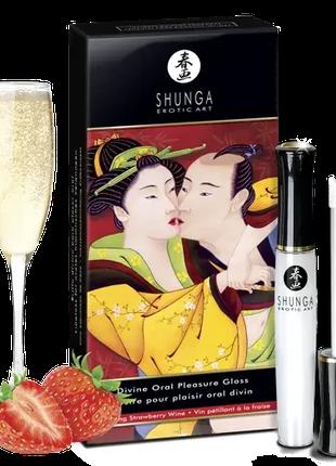 Блеск для губ Shunga Sparkling Strawberry Wine 10 мл
