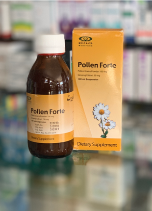 Pollen Forte Поллен Форте суспензія пилок женьшень 120 мл Єгипет