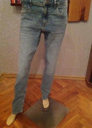 Зауженные джинсы slim, бренда  clevercare, р. 48  (w32/l34)
