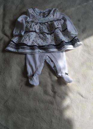 Человечек + платье newborn