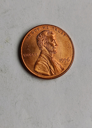 Продам монету 1 cent USA 1996 р.