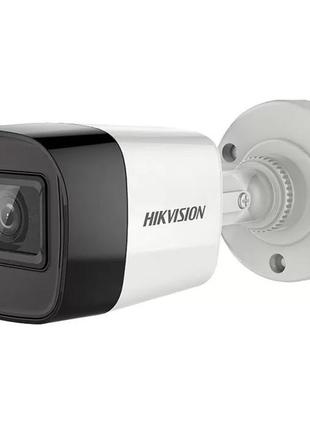 5 Мп Turbo HD видеокамера Hikvision с встроенным микрофоном DS...