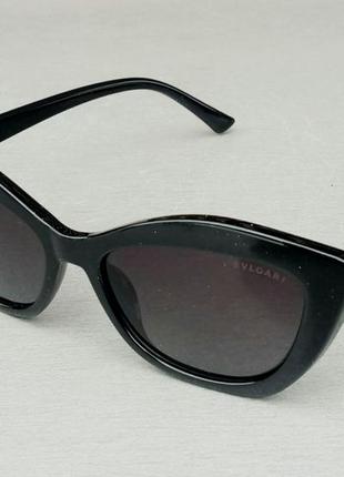 Bvlgari стильные женские солнцезащитные очки черные с градиентом