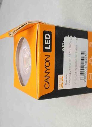 Лампочки Б/У Canyon LED MR16 GU10 7.5W 2700K 220V 38° (MRGU10/...