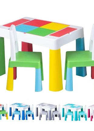 Комплект детской мебели стол и два стула Tega Baby Multifun