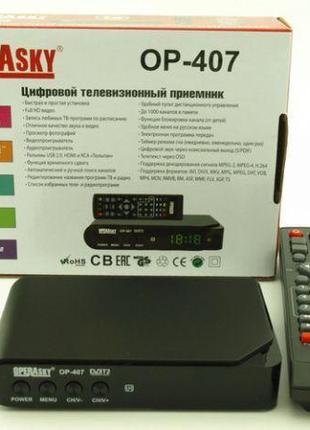 Цифрова приставка DVB-T2 OP-407