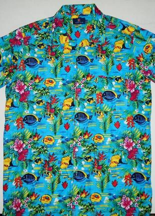 Рубашка  гавайская kings klub cotton гавайка (2xl)