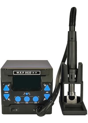 Паяльная станция WEP 993DM-IV, фен, цифровая индикация, 3 режи...