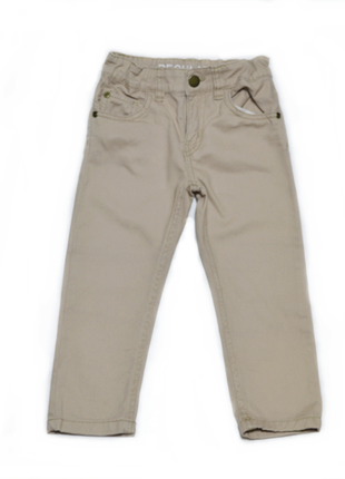 Світло-бежеві штани джинси h&m на хлопчика 2-3 роки