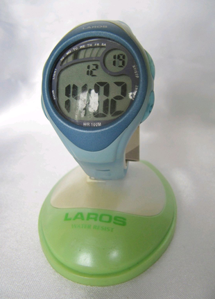 Часы электронные LAROS, для дайвинга, новые, WR-100, силиконовый