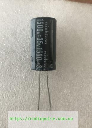 Электролитический конденсатор 1500*35*105 nichicon 12*35