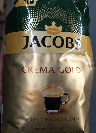 Кофе Jacobs Crema Gold 1кг в зернах