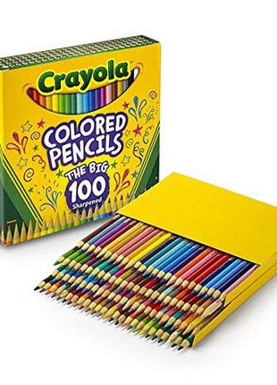 Crayola Цветные карандаши 100 цветов Different Colored Pencils...