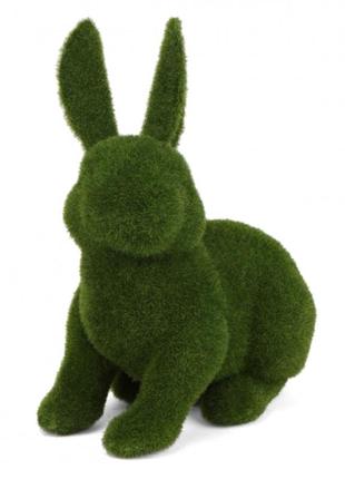 Зелений кролик зайчик травичка садовий декор