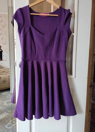 Платье фиолетовое 44 46 размер