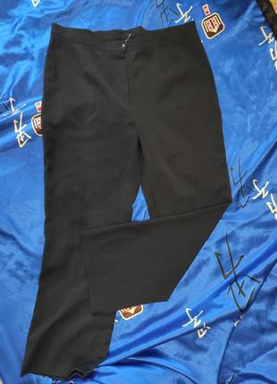 Штани 52 54 жіночі чорні штани класичні
