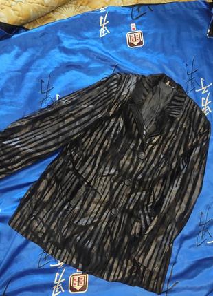Піджак ретро чорний блискучий 48 розмір жіночий юбка костюм