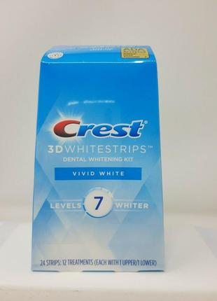 Отбеливающие полоски crest 3d whitestrips vivid white (сша) - ...