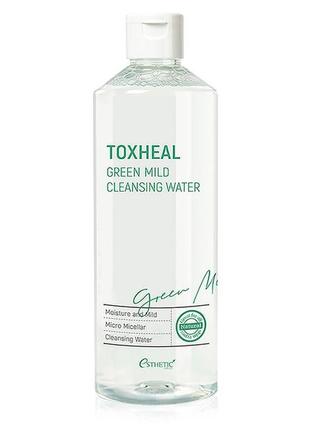 Жидкость для снятия макияжа esthetic house toxheal green mild ...